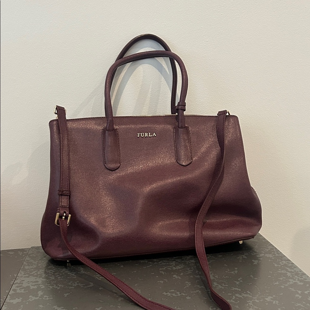 Furla Women's Deep Purple Satchel